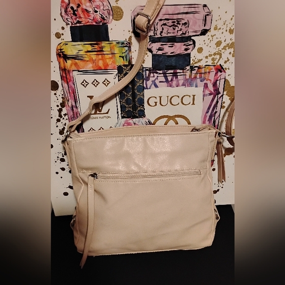 Nicole Miller Light Pink Crossbody Bag - Picture 2 of 4